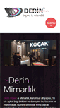 Mobile Screenshot of derin-mimarlik.com